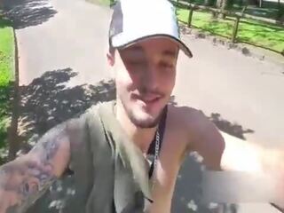 Punheta guiada voltando hacer parque