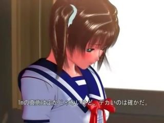 Verlegen hentai jong vrouw dromen van neuken haar elite studente