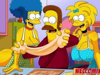 Flandis трахання в simptoons hotties&excl; pepperoni pizza&excl; в simptoons