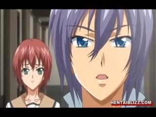 Coed hentai krása s bigtity těžký wetpussy poking