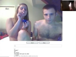 Ýaşlar iki adam fucks on chatroulette
