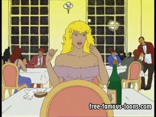 Blonde babe seduced by invisible fucker