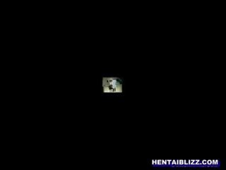 Captive hentaý gets squeezed her bigboobs by küntije master