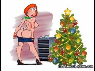 Beroemd cartoons kerstmis orgie