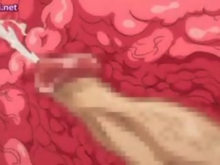 Nervous Anime girlfriend Gets Bombed