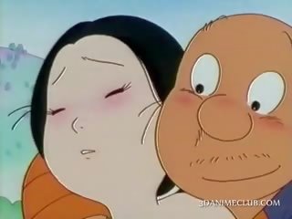 魅力的な エロアニメ アジアの ファック アウトドア バイ 彼女の 色欲の盛んな 娘