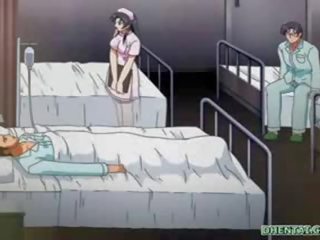 Bigtits мультяшки медсестра фінгерінг і groupfucking по її patients