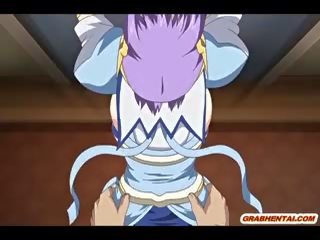 Malaking suso hapon hentai binatilyo nakatayo fucked at creampi