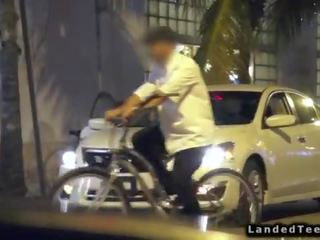 거유 흑단 비탄 hitchhiker 빌어 먹을 옥외