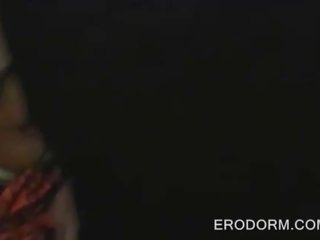 Putz sucking contest in dorm room adult film party