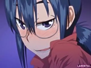 Hentai lassie makakakuha ng fondled at makakakuha ng fucked