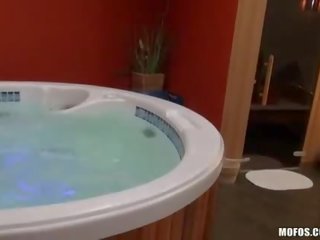 Czech hooker Electra ass fucked in jacuzzi