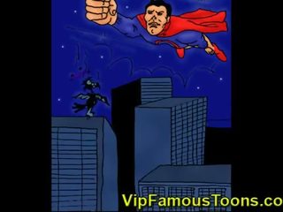 Superman ir supergirl pieštinis nešvankus klipas